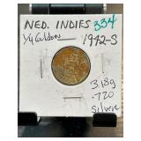 1942-S 1/4 Silver Gulden