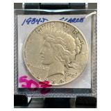 1934-D Peace Silver Dollar Coin