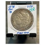 1878 Morgan Silver Dollar ï¿½ Reverse 78 7TF