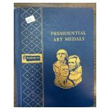 Presidential Art Medals Album Book