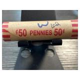 Roll of Wheat Pennies