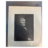 Jefferson Davis Portrait Print on Paper