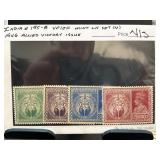 India 1946 Allied Victory Mint Stamp Set
