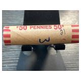 Roll of Wheat Pennies Cents