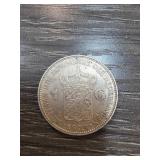 1929 Netherlands Silver 1 Gulden Coin