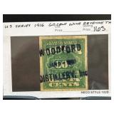 1916 US Wine Revenue Tax Stamp