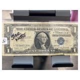 1957-A One Dollar Silver Certificate Note