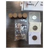 Wheat Cents and 1879 Indian Head Cent