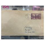 1934 Envelope with Longmire Wash Postmark