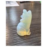 Opalescent Glass Animal Figurine
