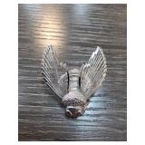 Monet Silver-Tone Insect Brooch
