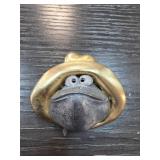 Ultra Craft Frog Brooch in Gold and Silver Tone