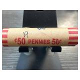 Roll of Wheat Pennies Cents
