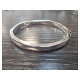 J Crew Silver-Tone Bangle Bracelet