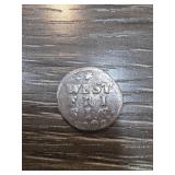 1708 Silver Coin with Markings