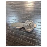 Sterling Silver Clip with Embossed Design