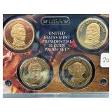 United States Mint 2008 Presidential $1 Proof Set
