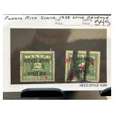 1938 Puerto Rico Wine Revenue Stamps