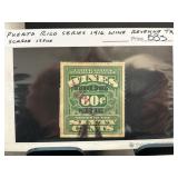 Puerto Rico Series 1916 Wine Revenue Stamp