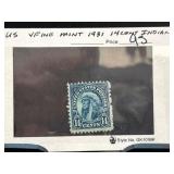 1931 14-Cent Mint Indian Stamp