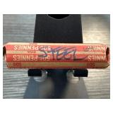 Roll of Steel Pennies in Paper Wrapper