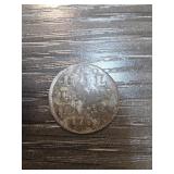 1719 Silver Dutch Coin Featuring Lion and Crown