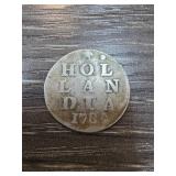 1789 Hollandia Silver Coin
