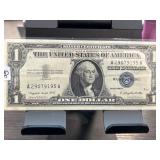 1957 Silver Certificate One Dollar Bill