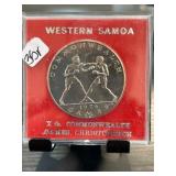 1974 Western Samoa Commonwealth Games Coin