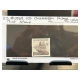 USS Constellation Mint Postage Stamp