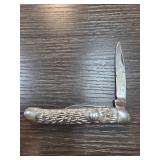Pocket Knife with Detailed Handle Design