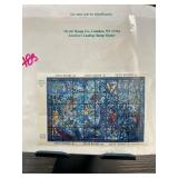 United Nations 1967 Chagall Window Stamps