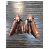 Renoir Copper Clip-On Earrings