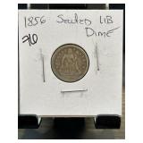 1856 Seated Liberty Dime