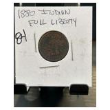1880 U.S. Indian Head Cent Coin