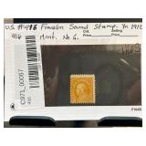 United States Franklin Sound Stamp, 1912
