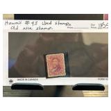Hawaii #43 Used Stamp in Protective Sleeve