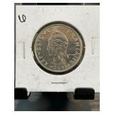 2011 Polynesie Francaise 20 Franc Coin