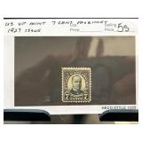 US 7-Cent McKinley 1927 Issue Stamp