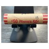 Roll of Wheat Pennies Cents