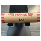 Roll of Wheat Pennies Cents