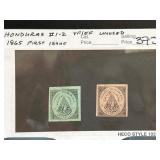 1865 Honduras First Issue Stamps