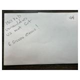 1963 P & D Uncirculated US Mint Set