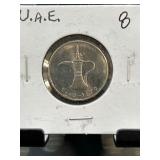 United Arab Emirates Coin with Arabic Script