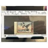 1962 U.S. Duck Hunting Stamp RW29