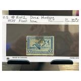 1935 U.S. RW1 Duck Hunting Stamp, First Issue