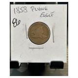 1858 Flying Eagle Cent Coin