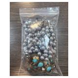 Bag of Jewelry Including Beaded Necklaces