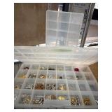 Jewelry in Compartmentalized Storage Box