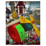1980 Fisher-Price Airplane Toy with Pilot